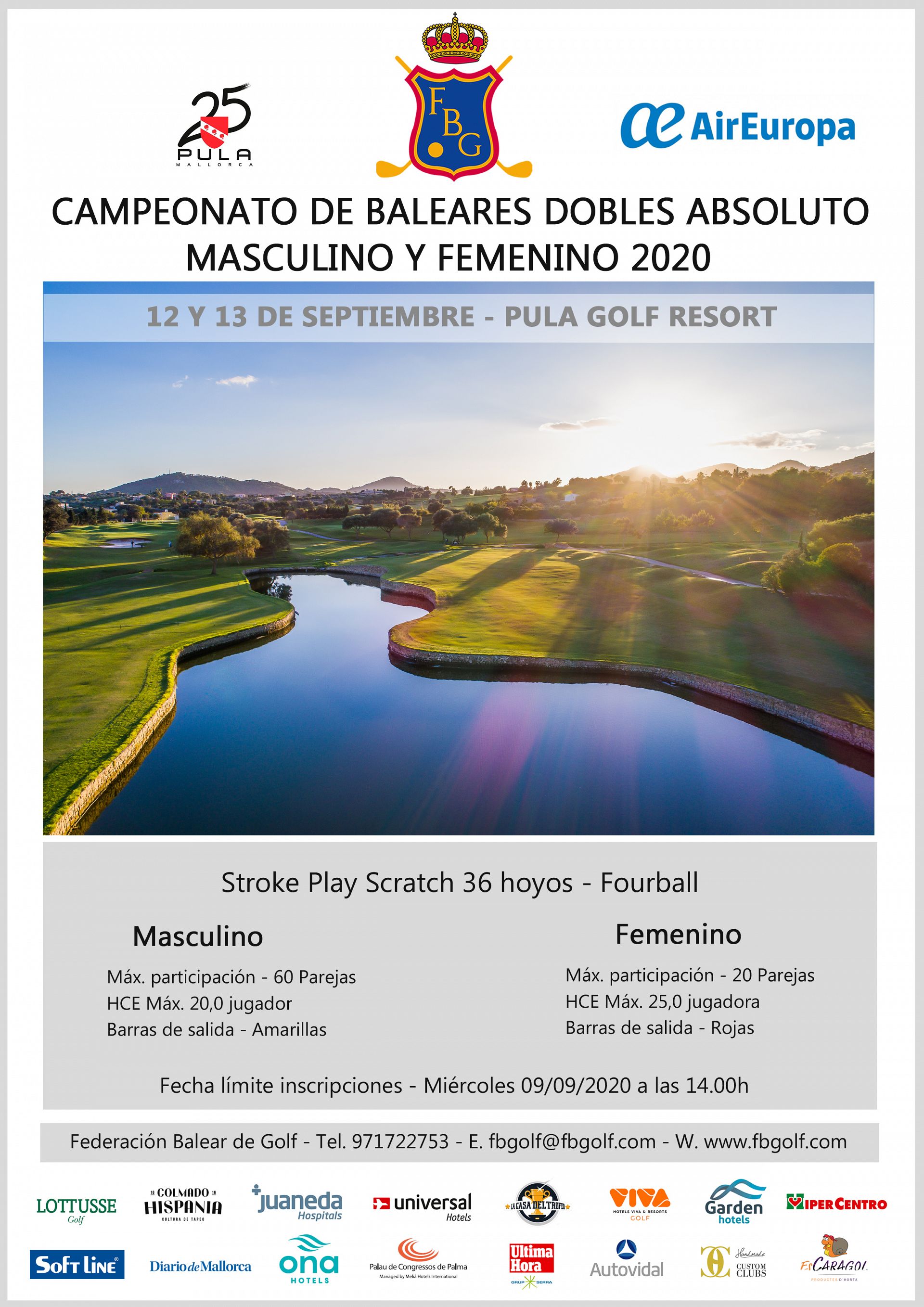 FBGolf.com - Campeonato de Baleares Dobles Absoluto