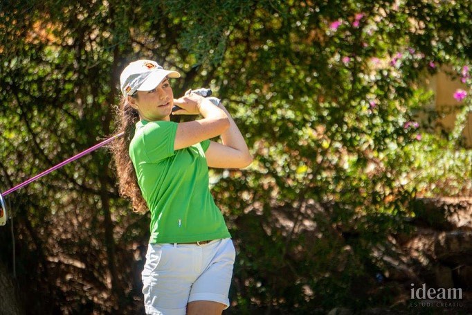 La jugadora balear Lucía López Ortega en la Copa S.M. La Reina