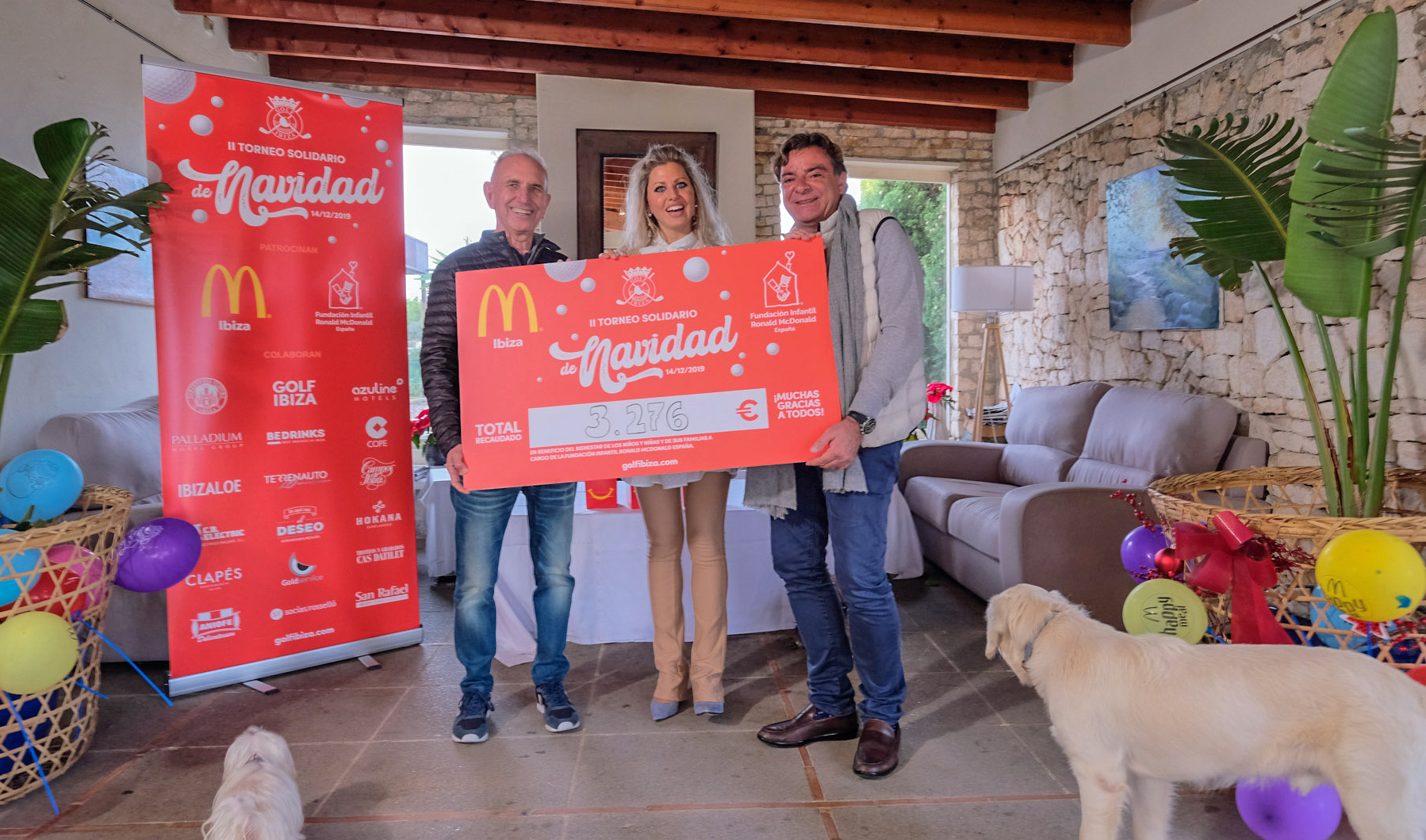 Golf Ibiza recauda 3.276 euros en el Torneo Solidario Navidad