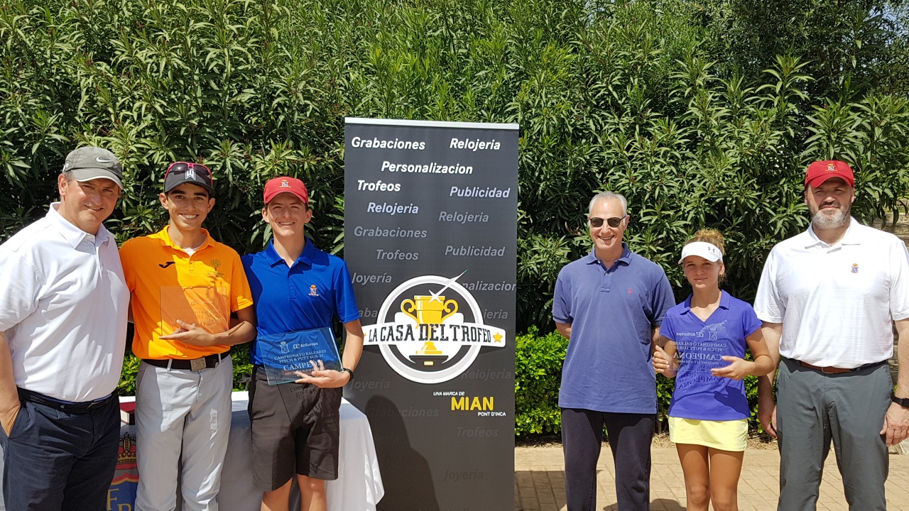 Jordan Fischer y Víctor del Pozo, Campeones de Baleares Pitch & Putt sub21