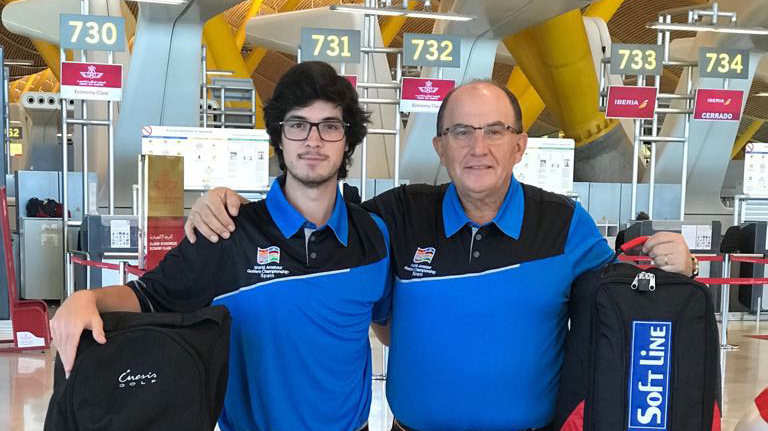 Aitor Ocio y Juan Díaz en la Final Mundial del World Amateur Golfers Championship 2017 en Malasia