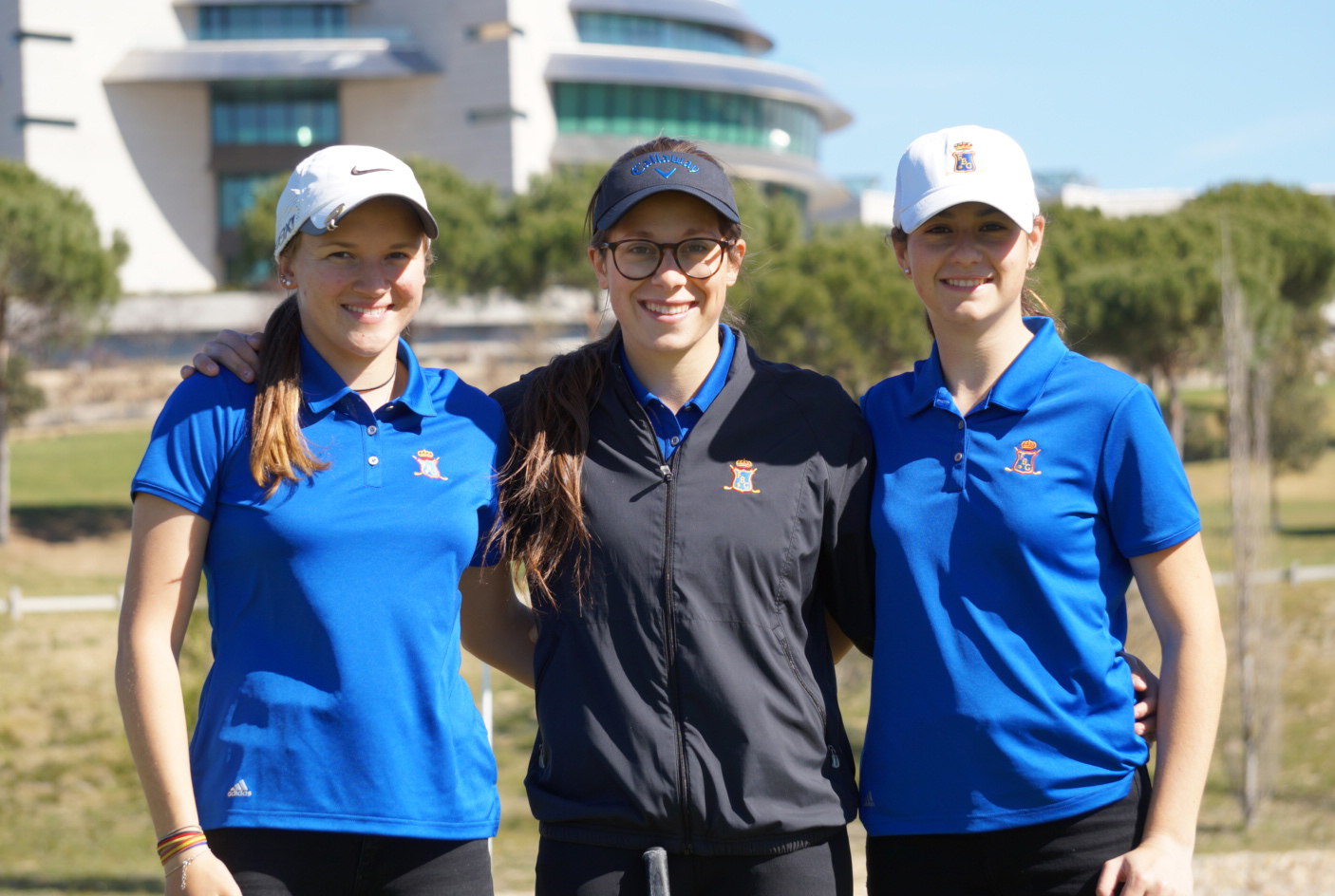 Sandra Vázquez, Lucía López y Carolina Hortian en el Cto de Madrid Femenino