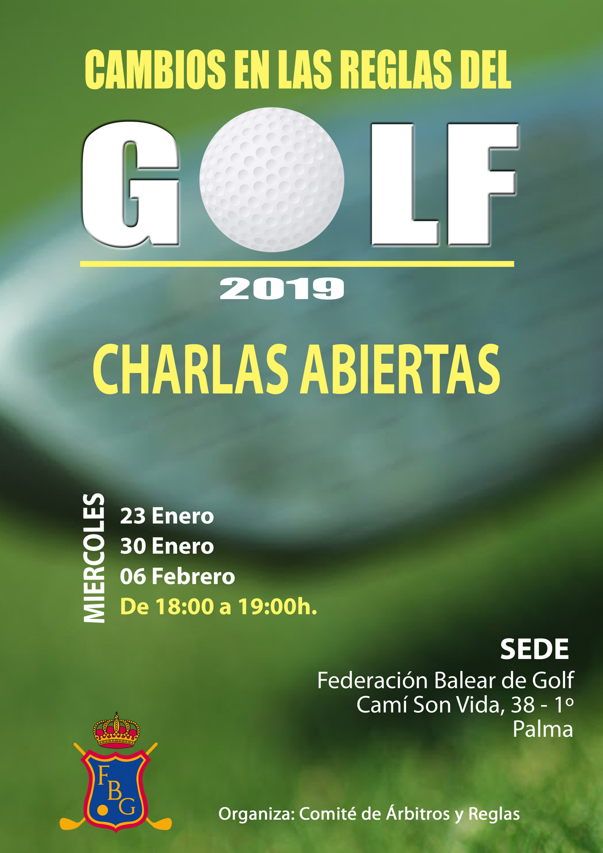 Charlas Reglas de Golf 2019