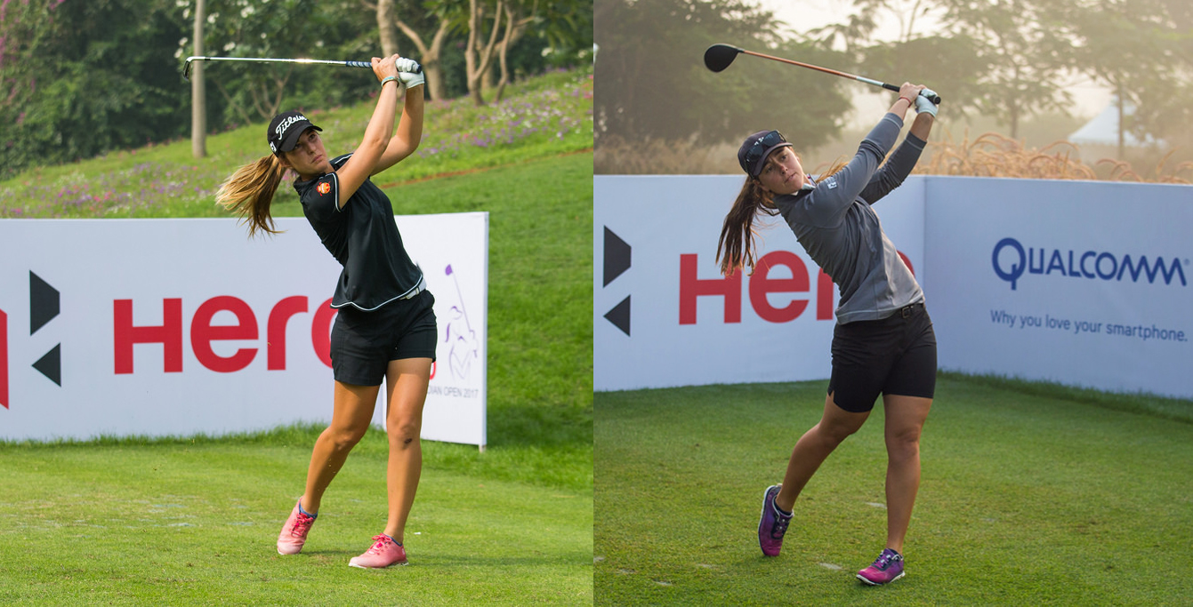 Luna Sobrón y Nuria Iturrios en el Hero’s Women Indian Open