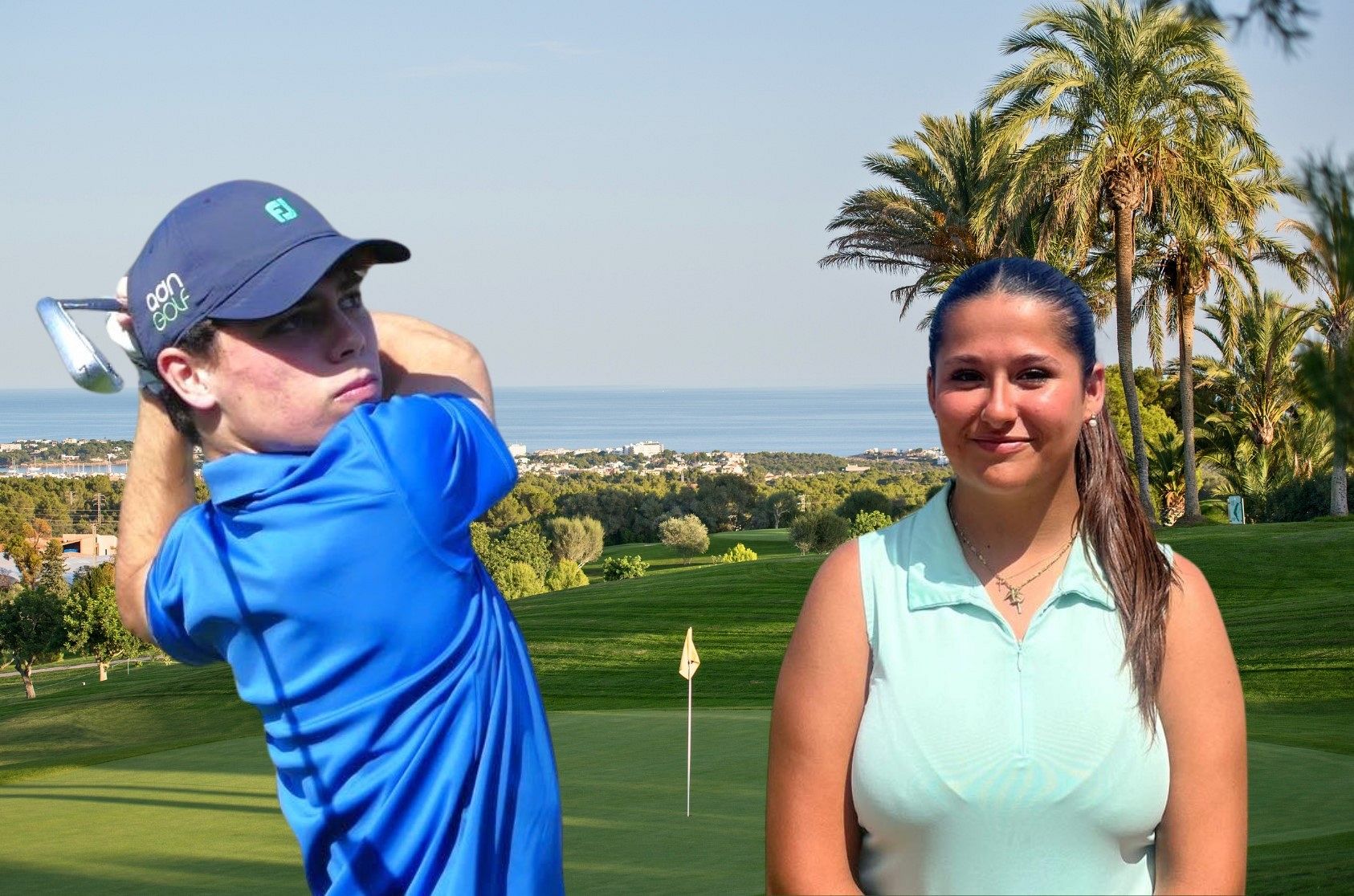 Mauro García y María Sobrado vencedores scratch en 18 hoyos
