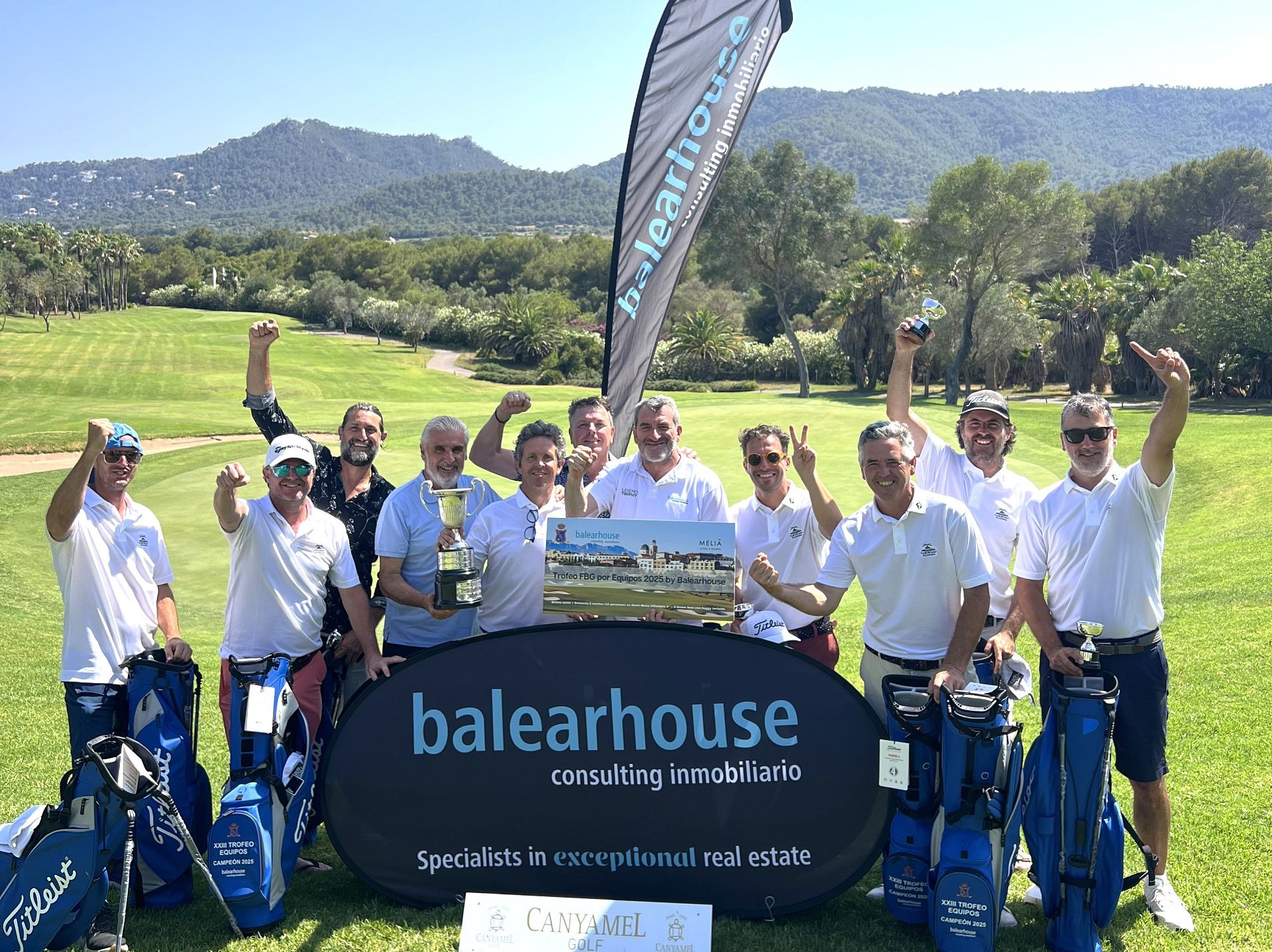 El equipo Club de Golf Alcanada se proclama campeón del Trofeo Equipos – Balearhouse en Canyamel Golf