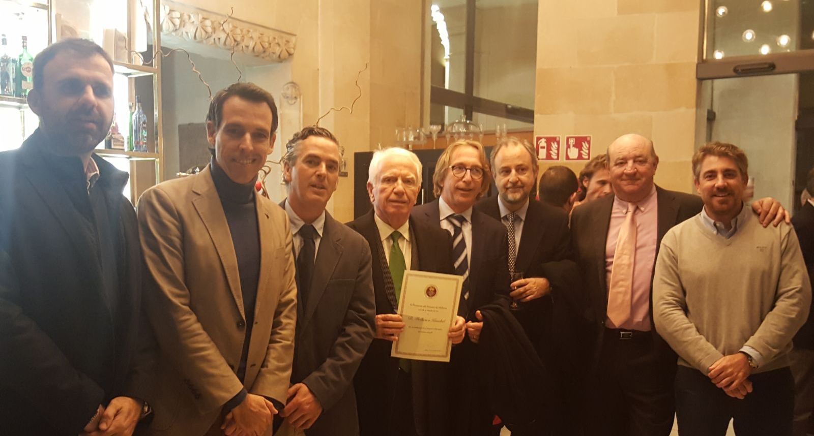 Federico Knuchel recibe la Medalla de Oro de Foment del Turisme