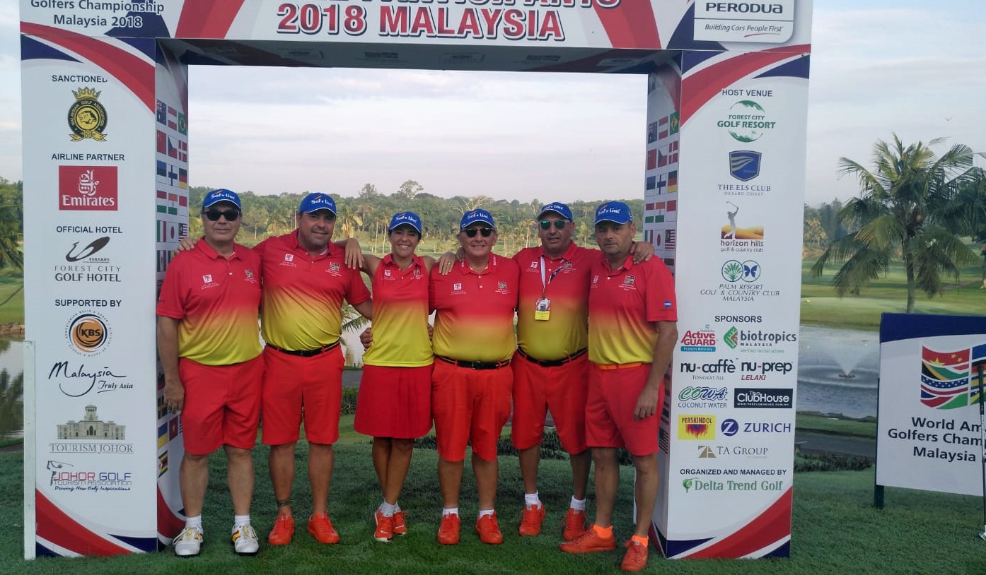 El equipo WAGC – SOFT LINE en la Final Mundial del World Amateur Golfers Championship 2018 en Malasia