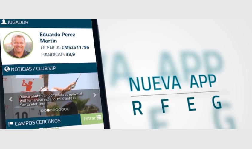 App Móvil de la RFEG, una herramienta gratuita para disfrutar del golf