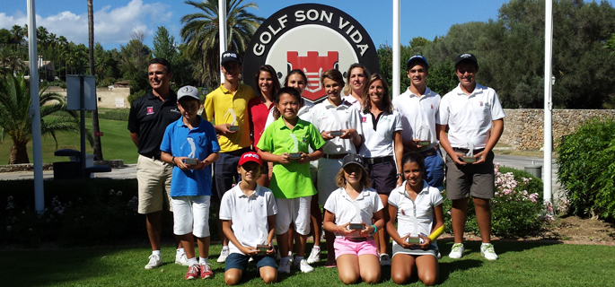 Jugadores de Baleares en la Final del Circuito Miguel Ángel Jiménez