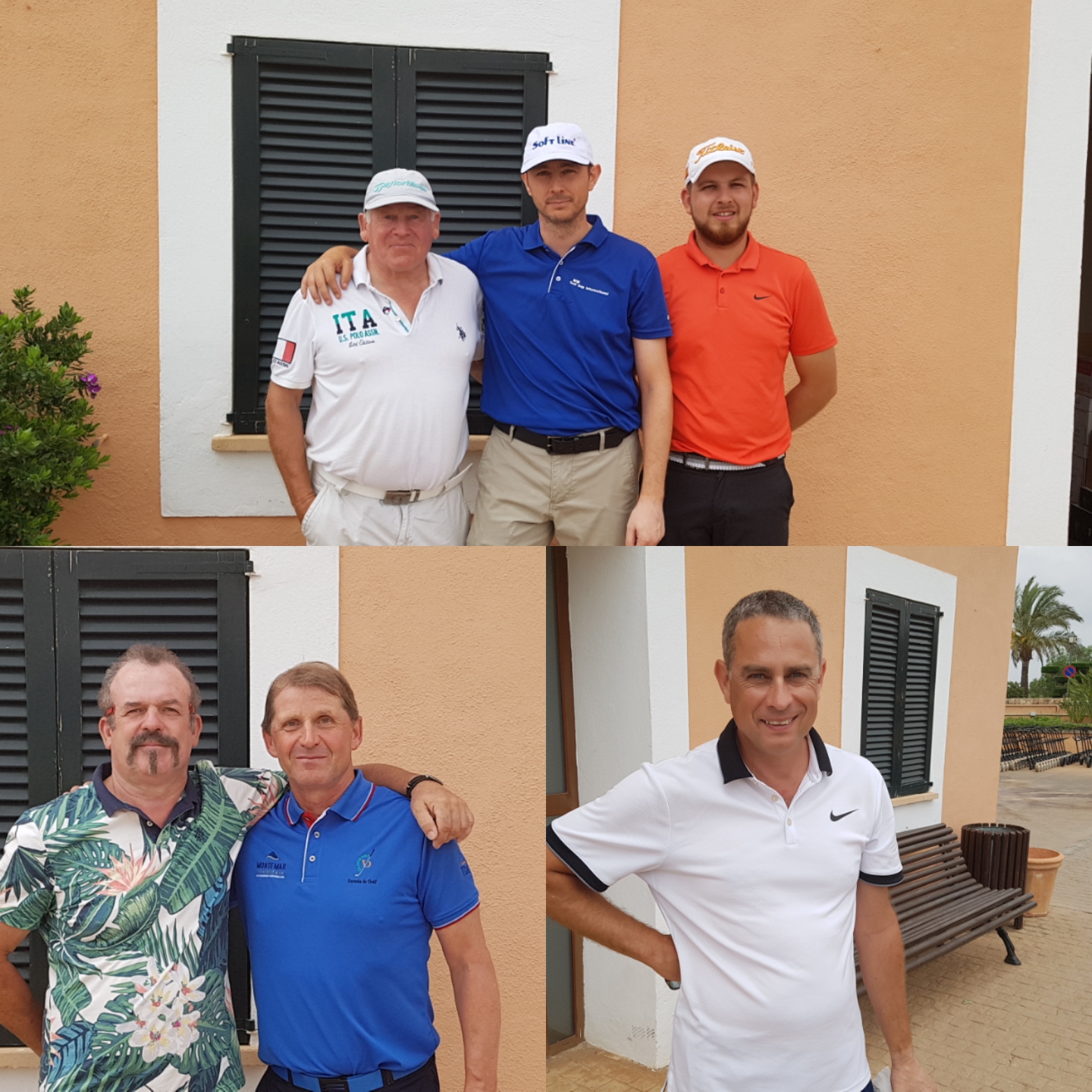 Miguel A. Servera, Gregor Schulz y Eduardo Rosende, campeones de Baleares de 3ª, 4ª y 5ª categoría