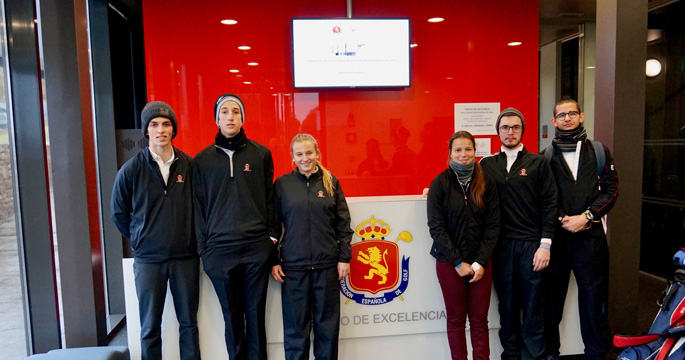 Visita al Centro de Excelencia de la RFEG de componentes del grupo de trabajo junior