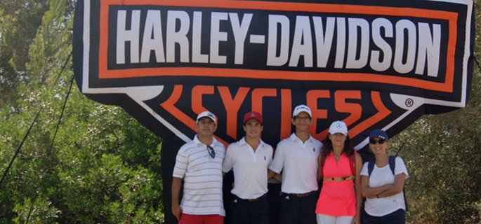 Harley con mucho estilo en su VIII Torneo celebrado en Golf Park Puntiró