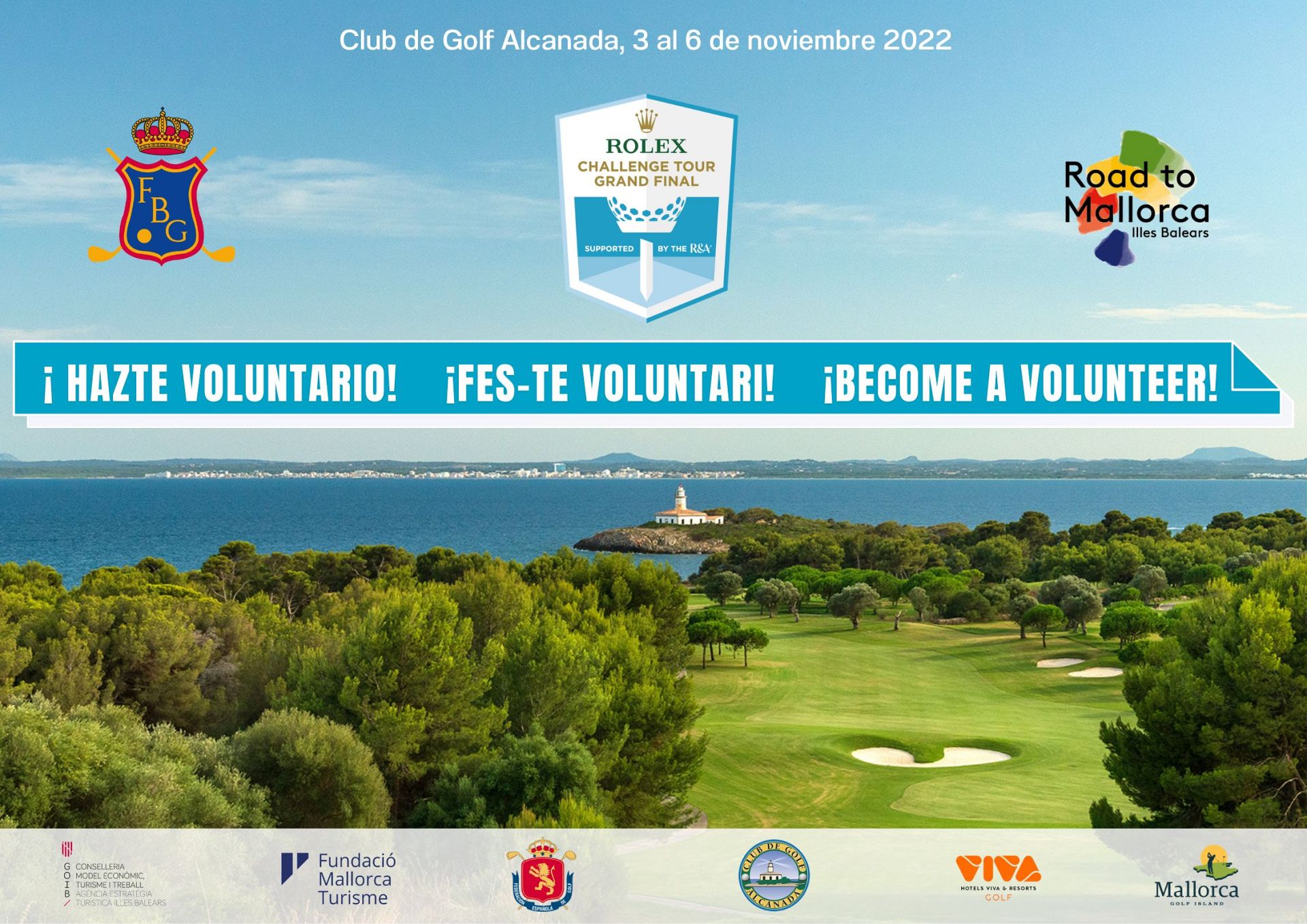 Campaña Voluntarios Rolex Challenge Tour Grand Final 2022
