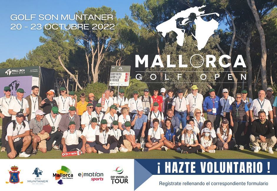 Captación de voluntarios Mallorca Golf Open 2022