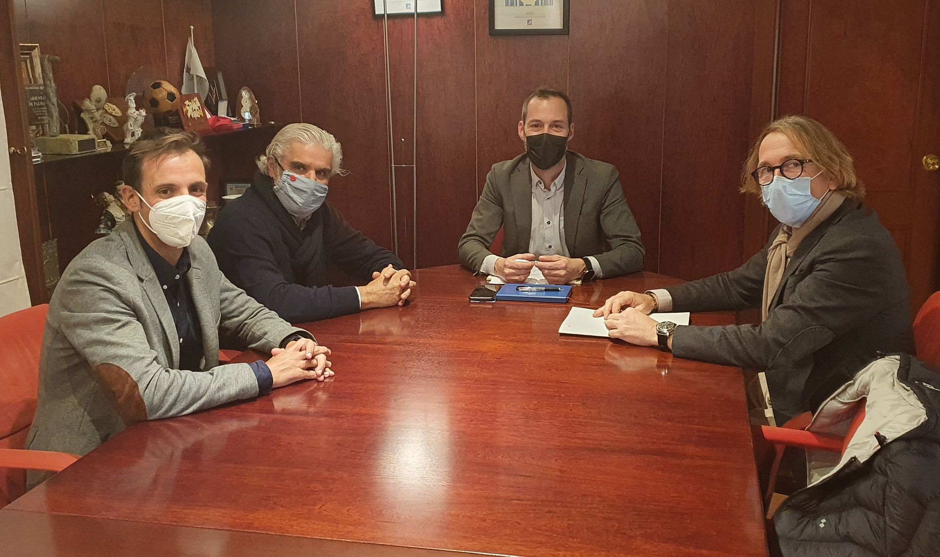 Reunión con los responsables del Institut Municipal d´Esports