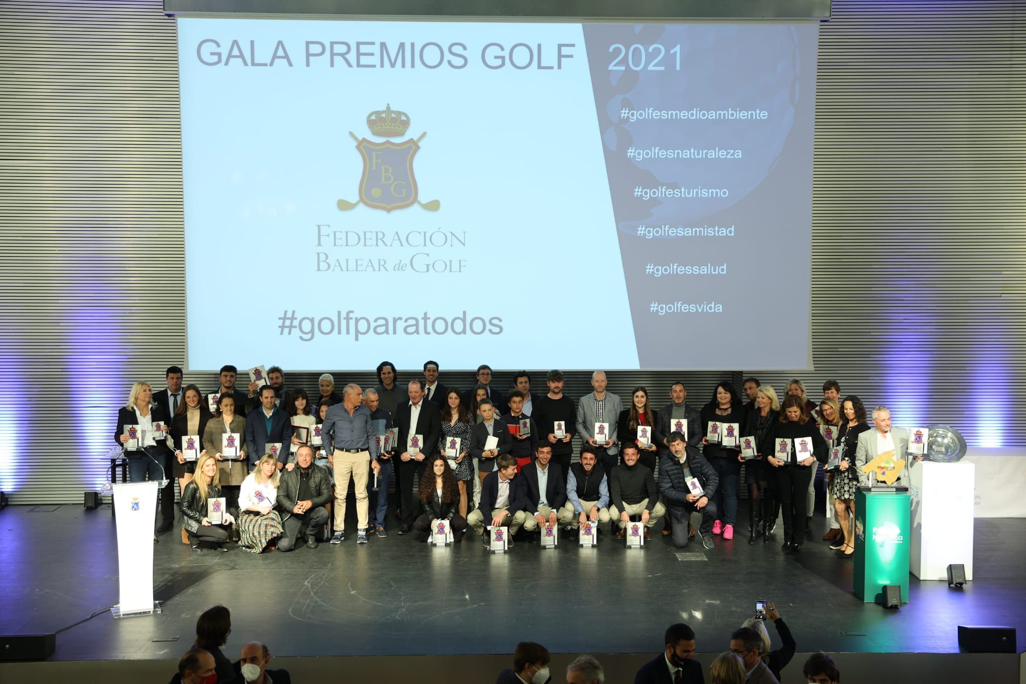 La Federación Balear celebra su Gala Anual con la mirada puesta en un campo público de prácticas