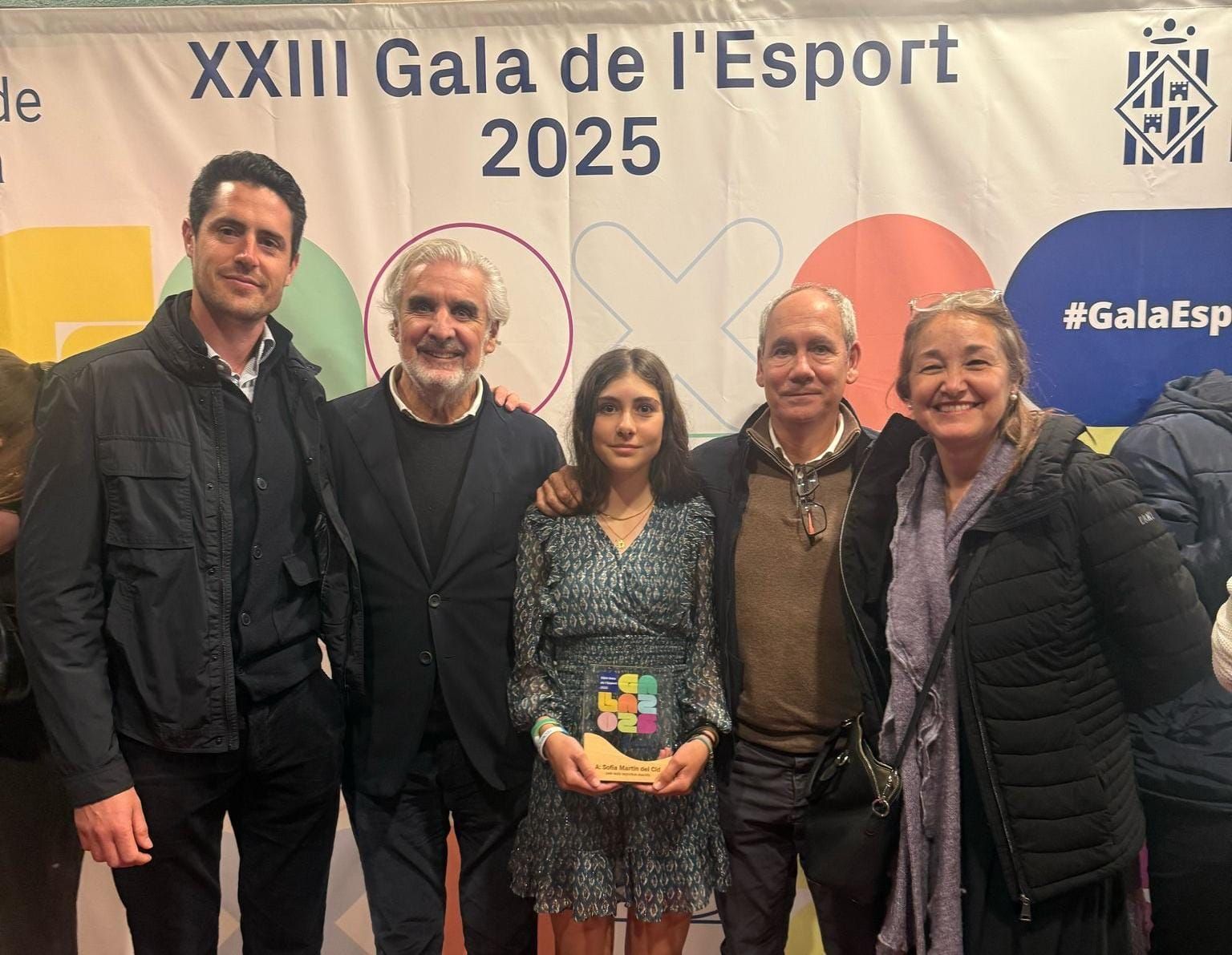 Sofía Martín del Cid recibe un reconocimiento en la Gala de l´Esport del Consell de Mallorca