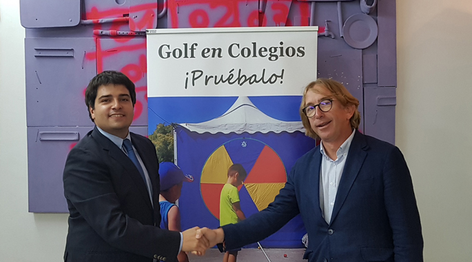 El Colegio Luis Vives primer centro en sumarse al proyecto Golf en los Colegios
