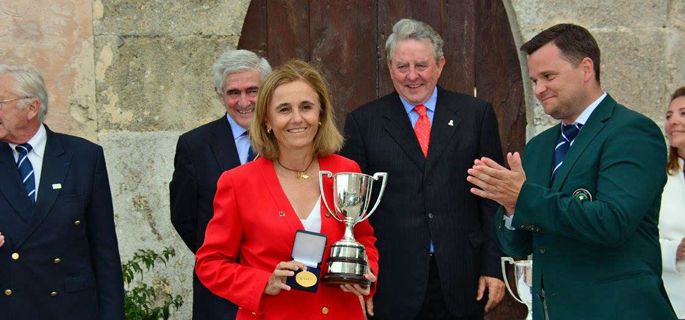 Macarena Campomanes se proclama en Pula Golf brillante Campeona de Europa en categoría senior