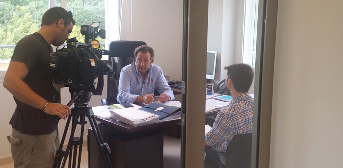 Entrevista al presidente en el programa Total Sport