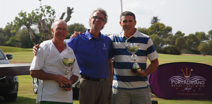 Carlos Gomila y Antonio Manjón, pareja ganadora scratch en el Trofeo KIA Automóviles
