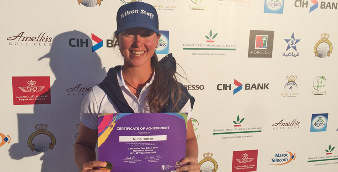 Nuria Iturrios accede por la puerta grande al Ladies European Tour