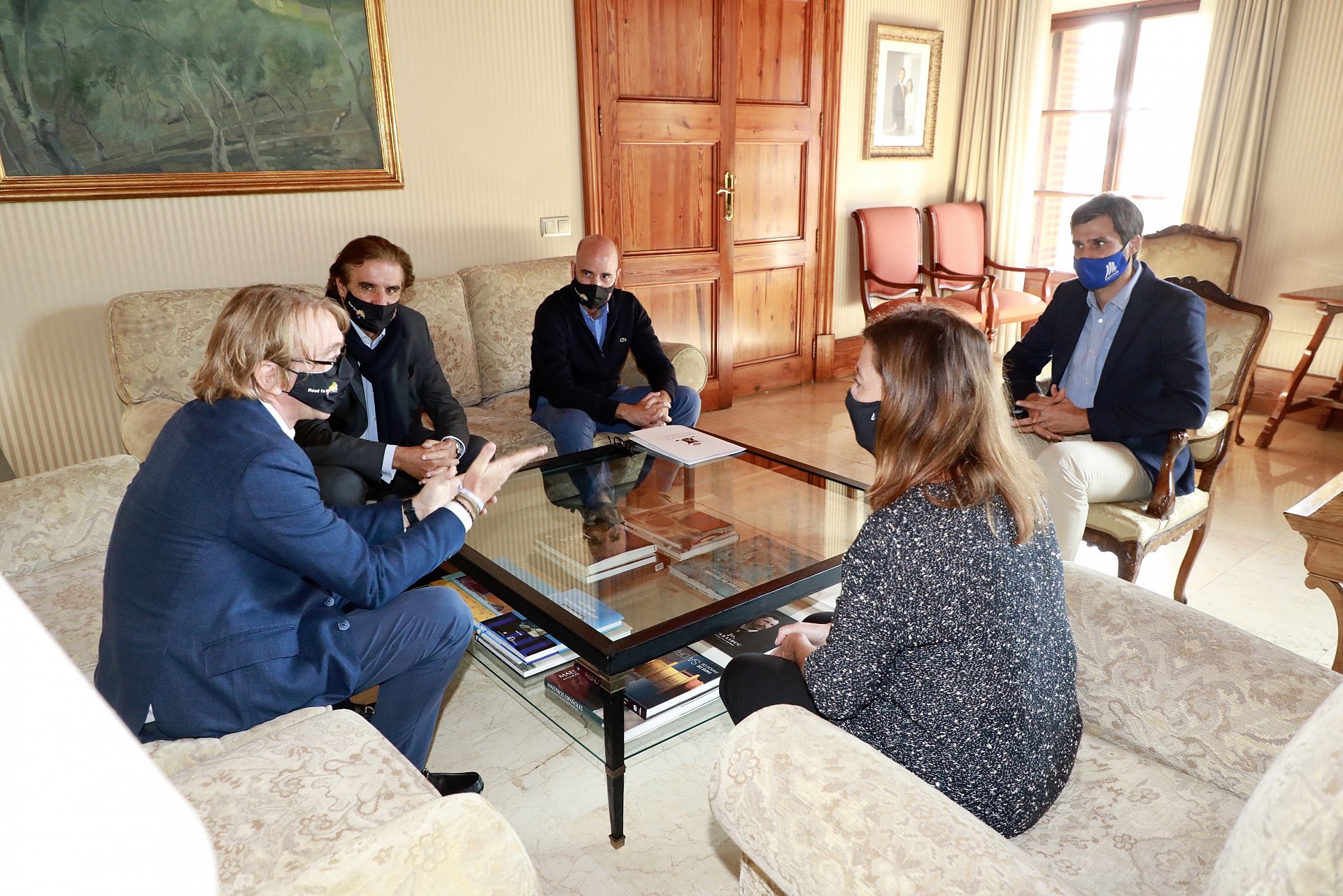 Reunión de directivos de la FBG con la presidenta Armengol