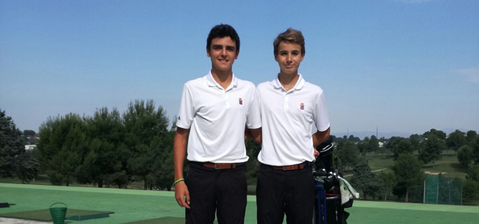 Juan Gabriel Ferriol y Carlos Roldós en el Campeonato sub-16 de la Comunidad Valenciana