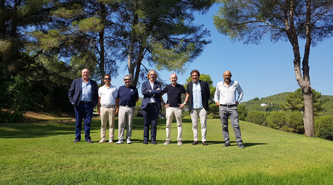 Visita institucional al nuevo proyecto de Golf Ibiza