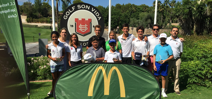 Jugadores de Baleares en la Final Circuito Miguel Ángel Jiménez