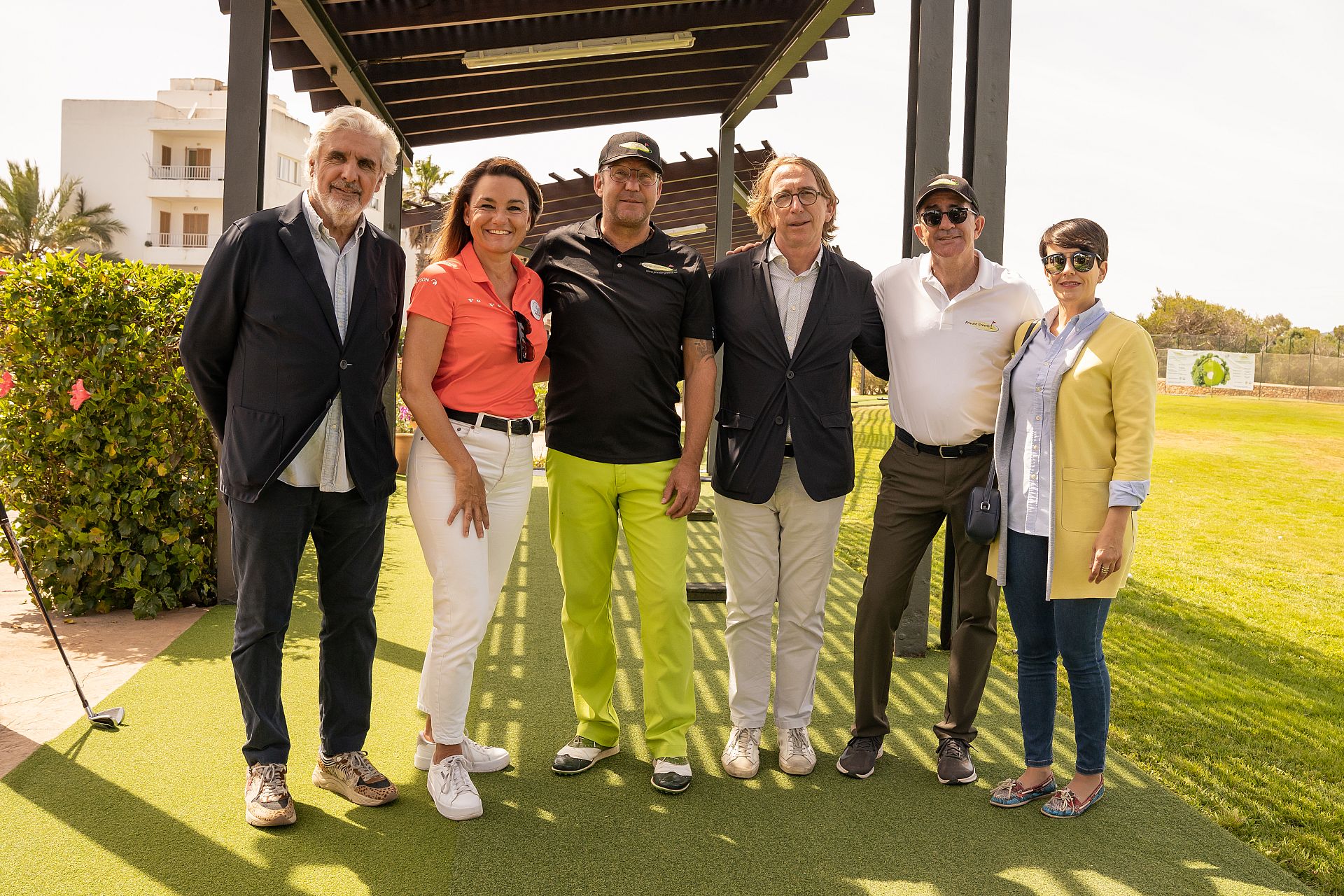 Visita al nuevo campo de prácticas de Robinson Cala Serena, equipado por Private Greens