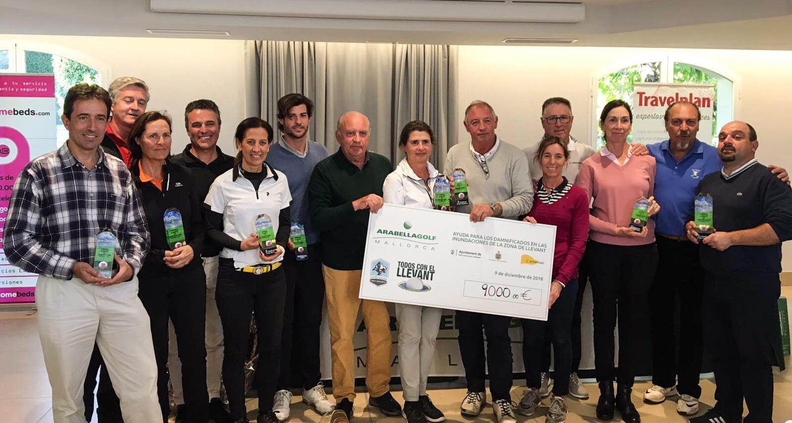 Arabella Golf Mallorca recauda 9.000€ para los afectados de las inundaciones del Llevant con su Torneo Benéfico