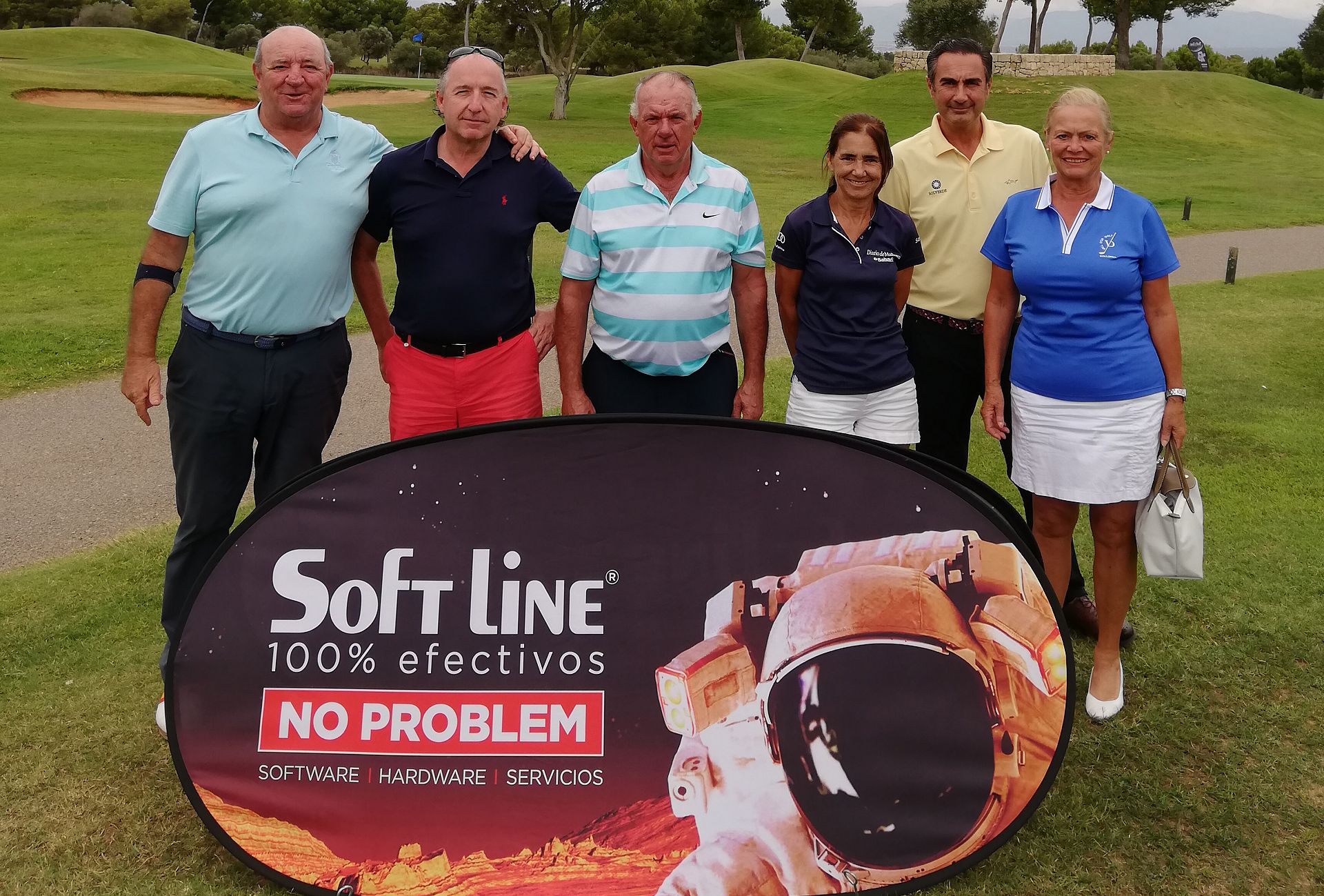 Christine Heimann y Miguel Caldentey, los jugadores más destacados de la III prueba Senior SOFT LINE celebrada en Maioris