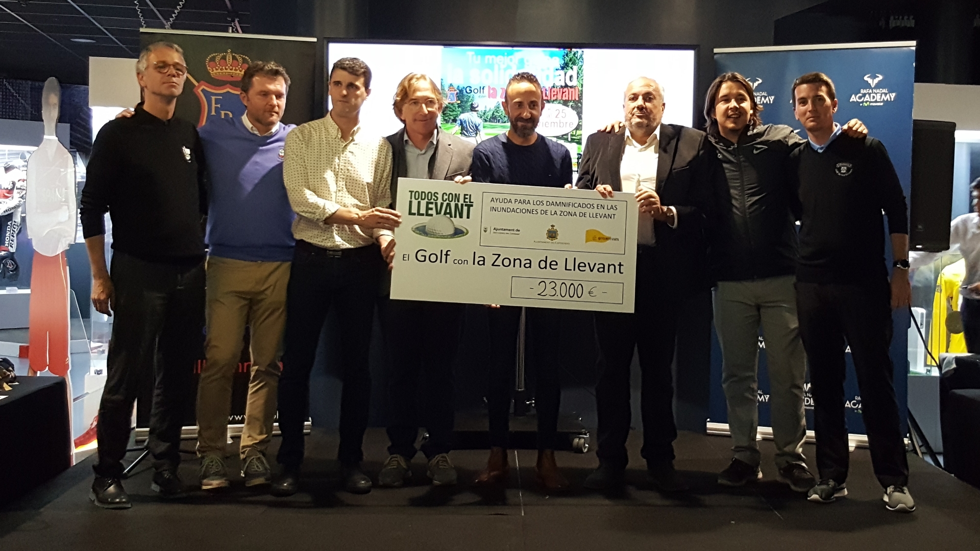 El golf balear recauda 23.000 euros para los damnificados de las inundaciones de la zona del Llevant
