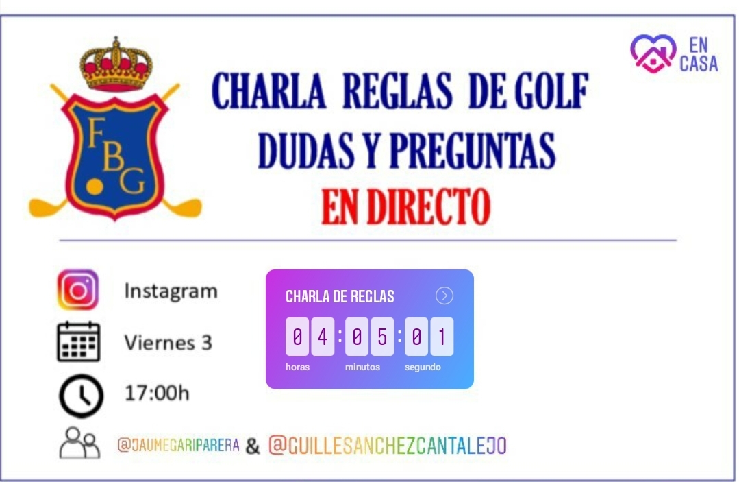 Charla de Reglas de Golf – Dudas y preguntas