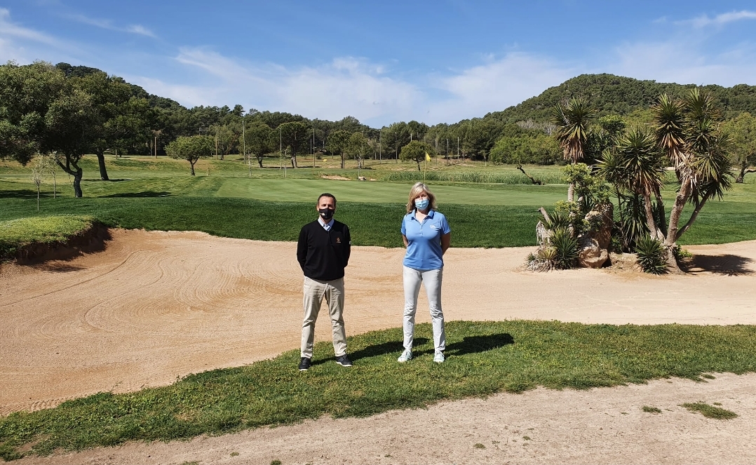 Visita a Golf Son Parc para marcaje campo