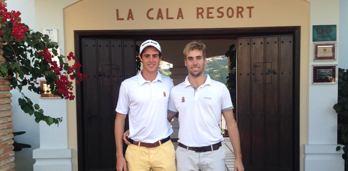 Toni Ferrer y Joan González en la preclasificación del Open de España