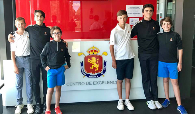 Seis jugadores infantiles convocados al Centro de Excelencia de la RFEG