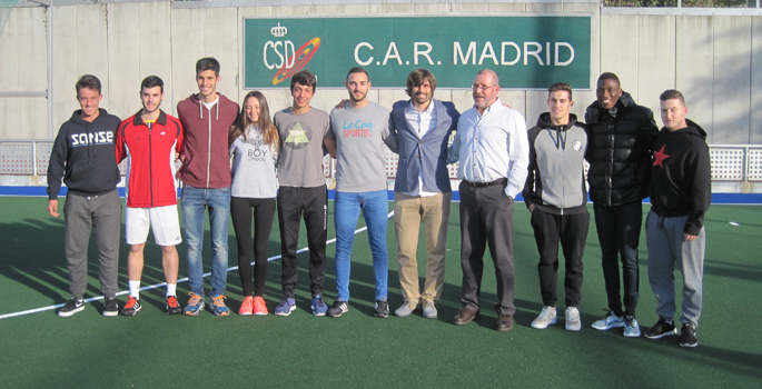 Visita de Carles Gonyalons, Director General de Deportes, a la residencia de alto rendimiento Joaquín Blume