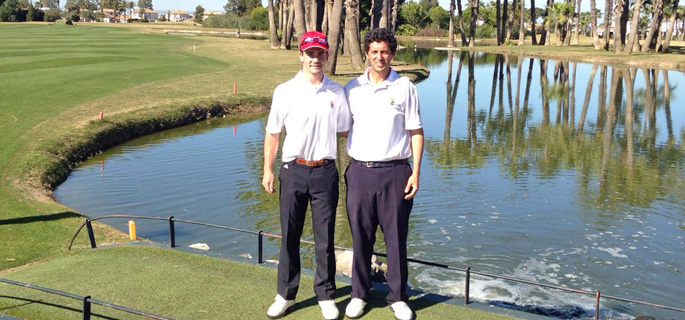 Fede Páez y Victor Mirón en la Copa S.M. El Rey