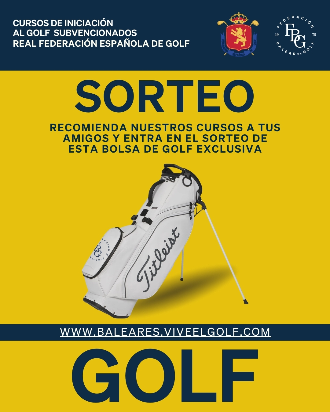 Nueva edición de los cursos de iniciación al golf