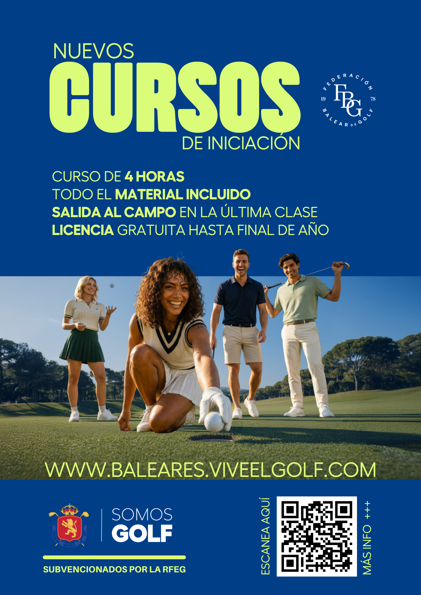 Nueva camapaña de cursos de iniciación al golf