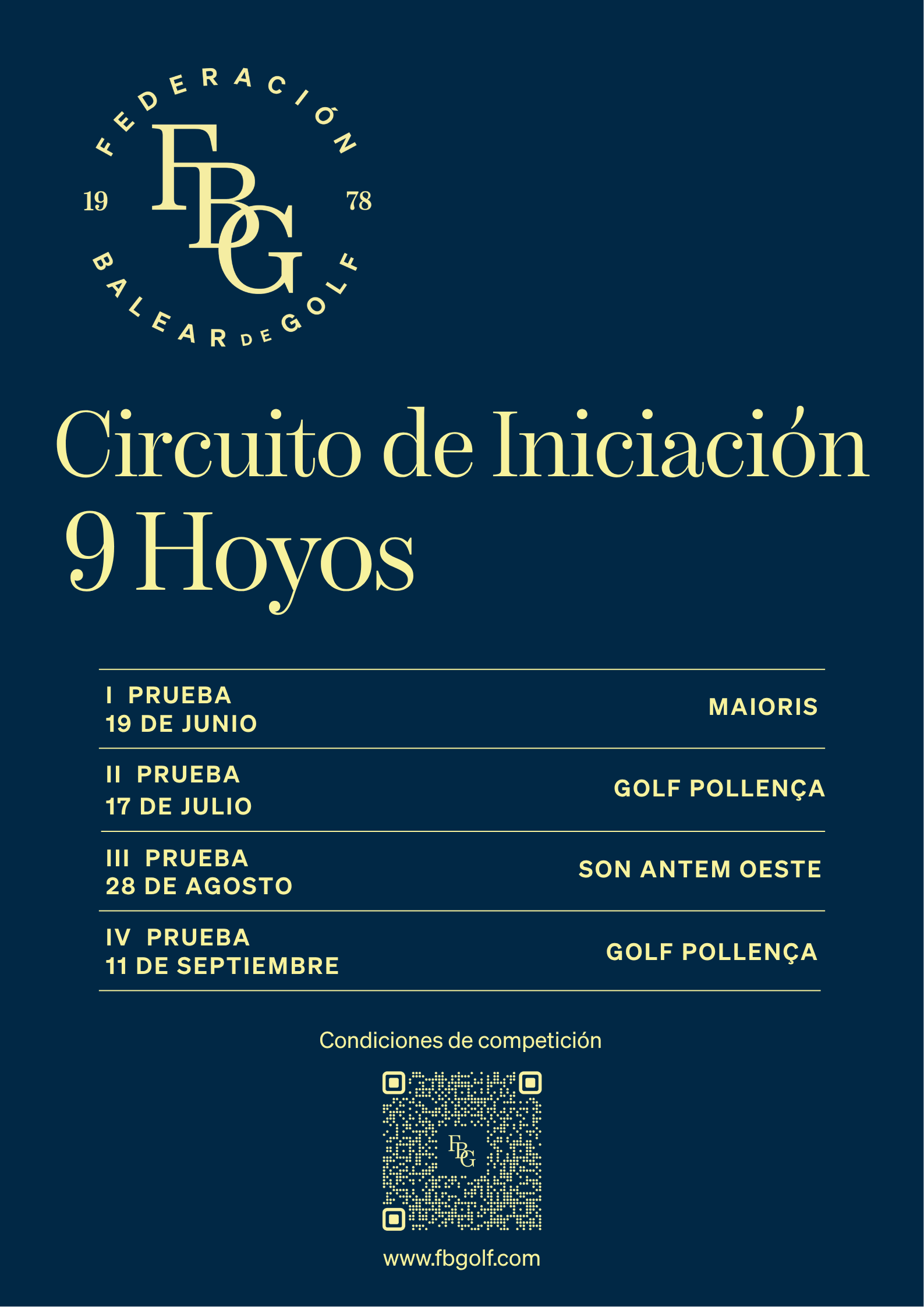 III prueba del Circuito de iniciación de 9 hoyos